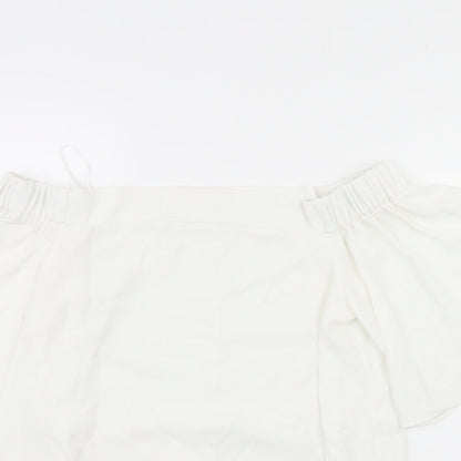 River Island Womens Ivory   Basic Blouse Size 10