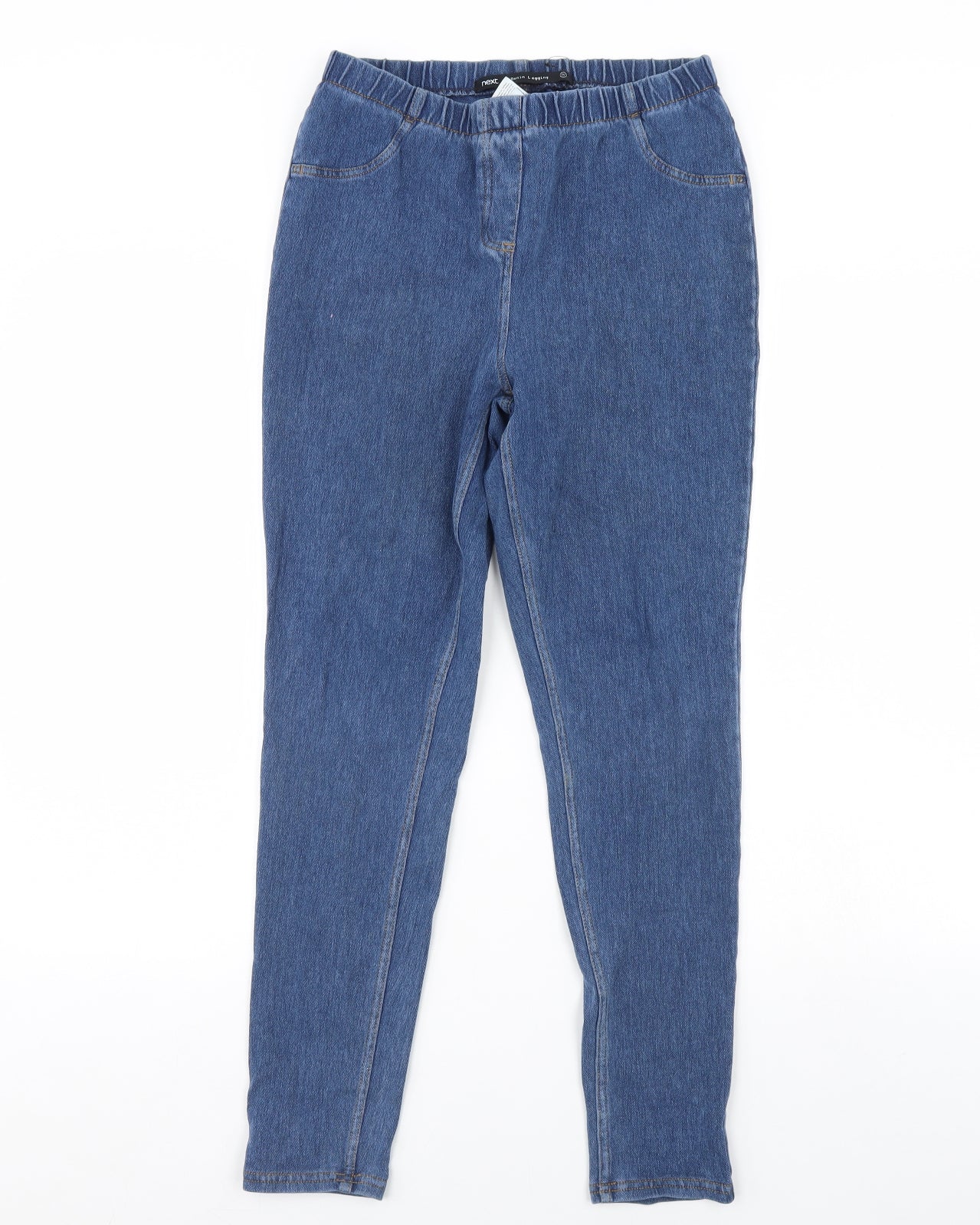 NEXT Womens Black  Denim Skinny Jeans Size 10 L28 in
