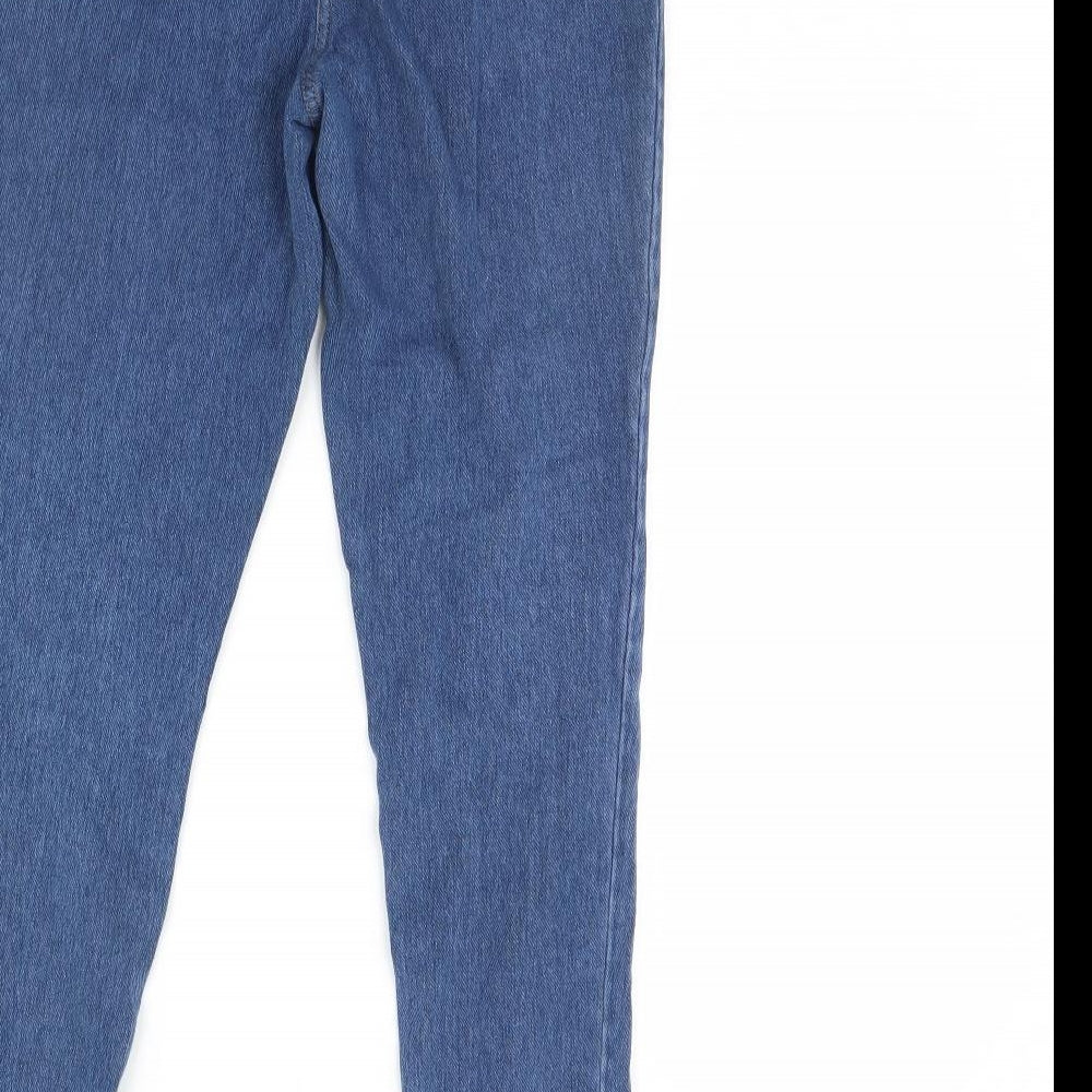 NEXT Womens Black  Denim Skinny Jeans Size 10 L28 in