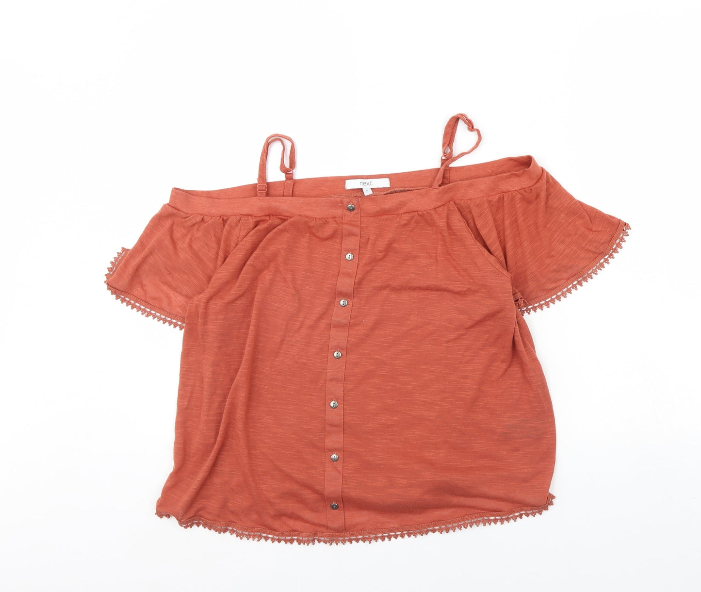 NEXT Womens Orange   Basic Blouse Size 12
