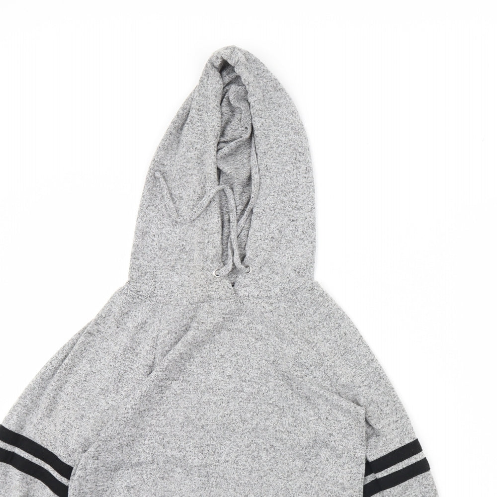 Papaya Womens Grey   Pullover Hoodie Size 8