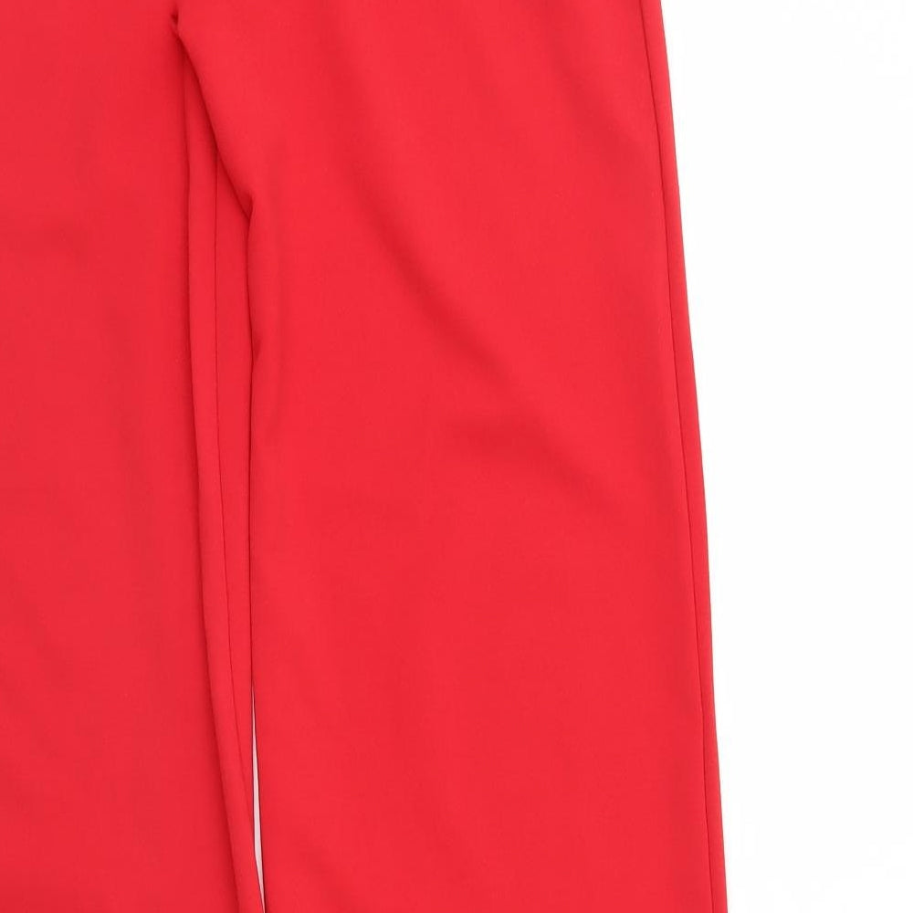 Misspap Womens Red   Trousers  Size S L35 in