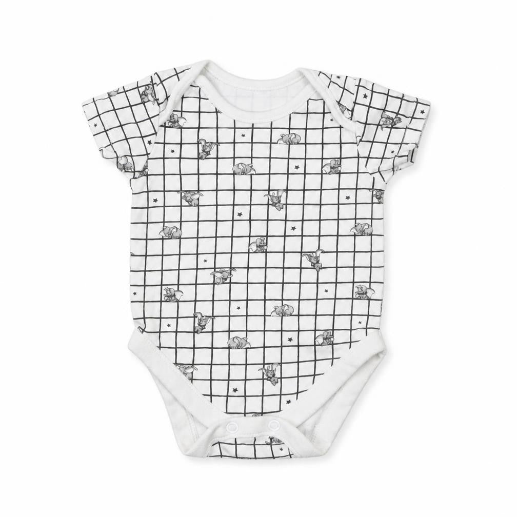 George Baby White Check  Babygrow One-Piece Size 0-3 Months  - Disney