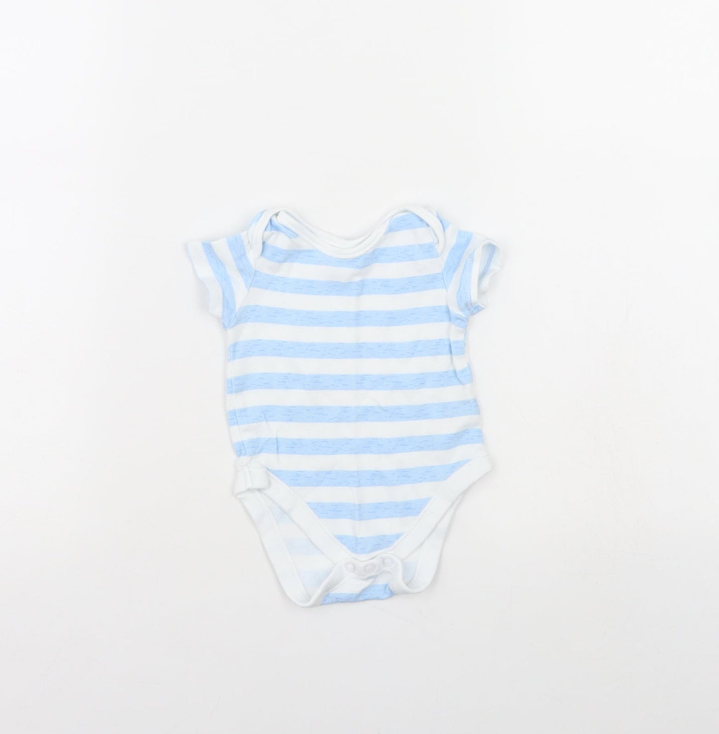 George Baby Blue Striped  Babygrow One-Piece Size 3-6 Months