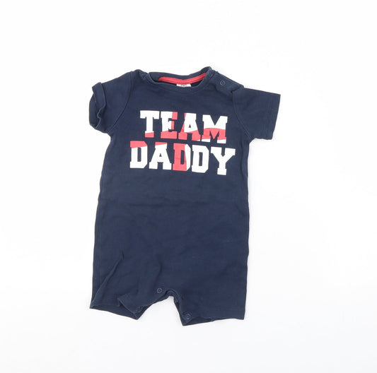 F&F Baby Blue   Babygrow One-Piece Size 6-9 Months  - team daddy