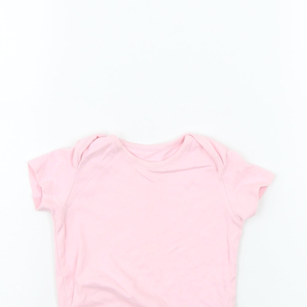 F&F Baby Pink   Babygrow One-Piece Size 12 Months