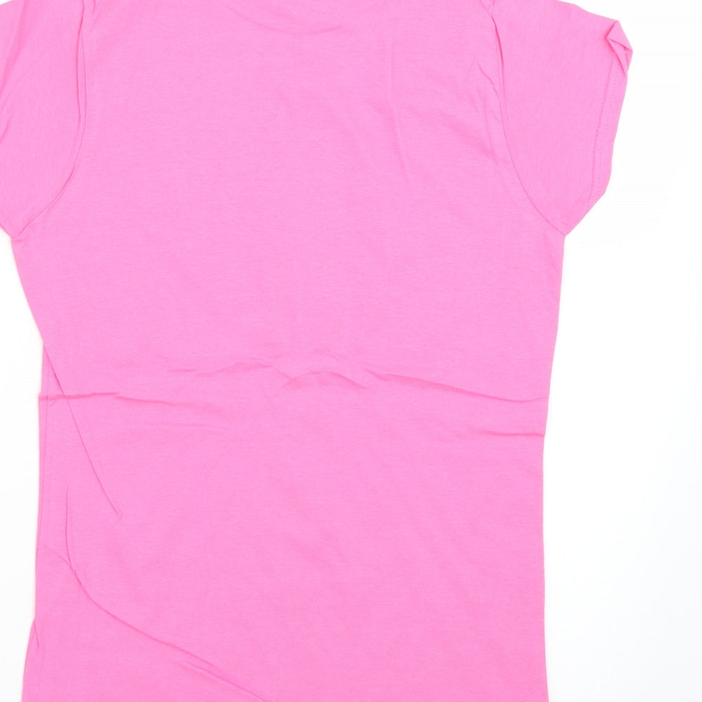 Gildan Womens Pink   Basic T-Shirt Size M