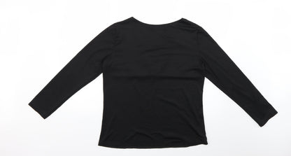 nuoxi Womens Black   Basic T-Shirt Size 2XL