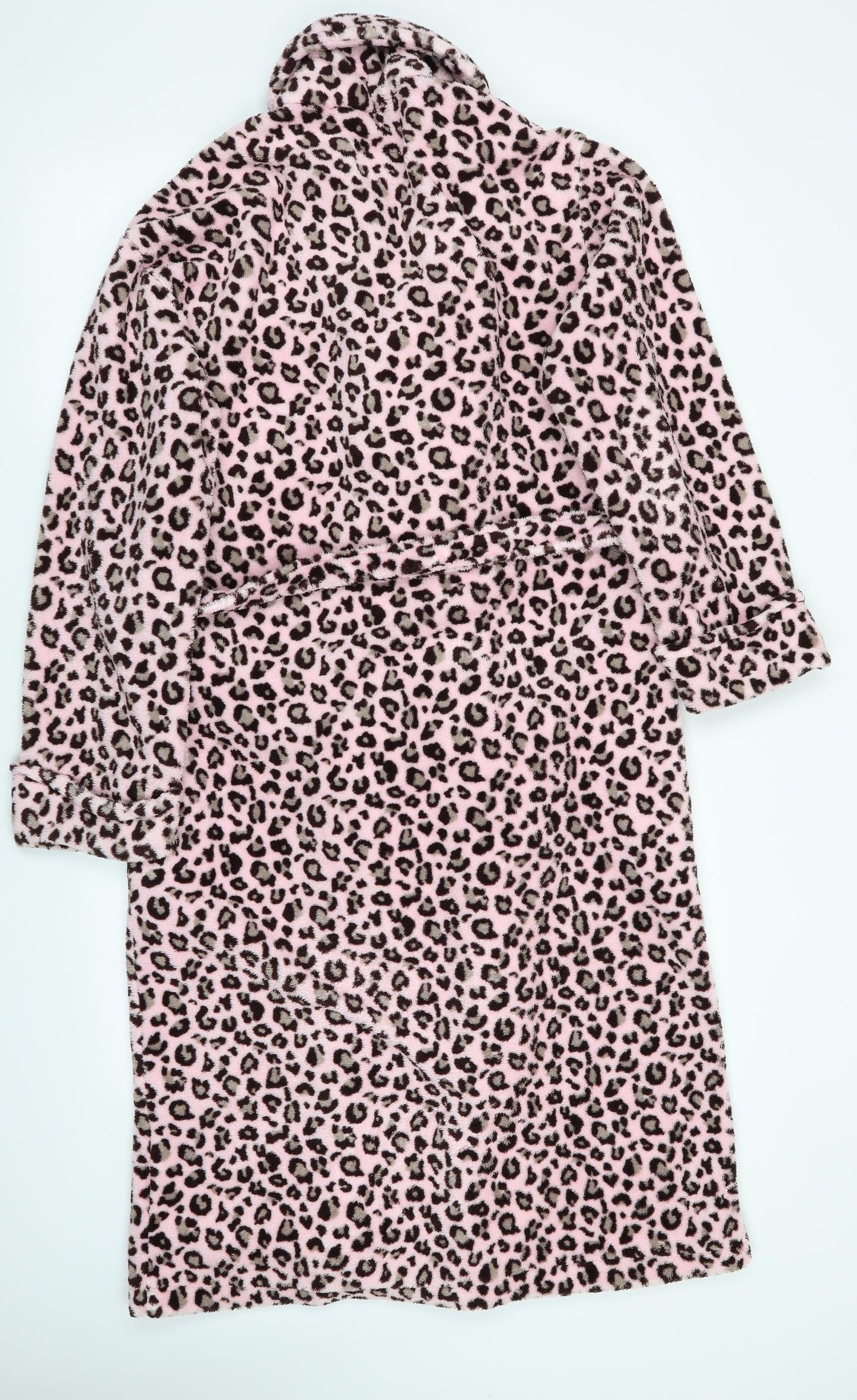 Cosy Up Womens Pink Animal Print   Gown