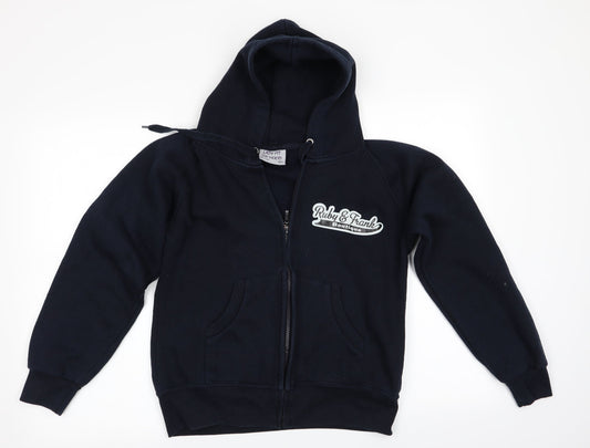 Lady Fit Zip Hood Womens Blue   Full Zip Hoodie Size M  - Ruby & Frank Boutique