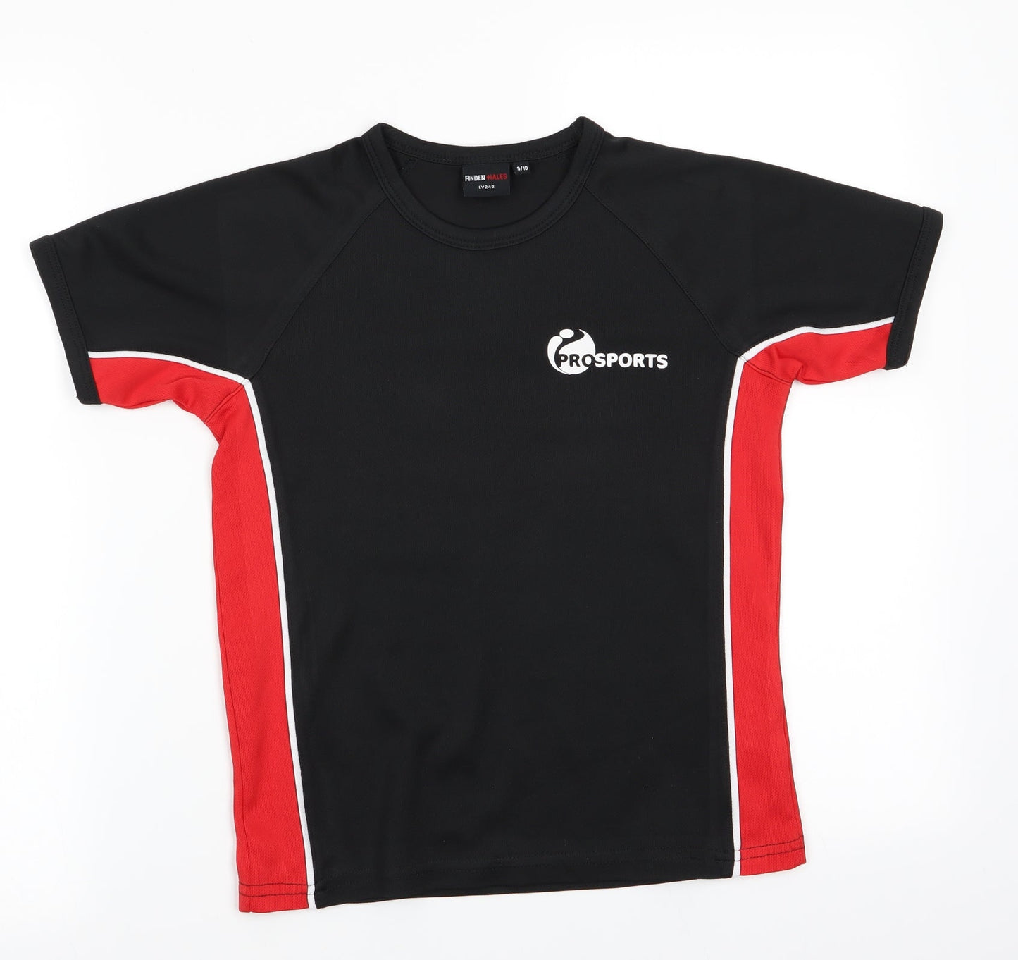 Finden Hales Boys Black   Basic T-Shirt Size 9-10 Years  - Gibson-Kerry