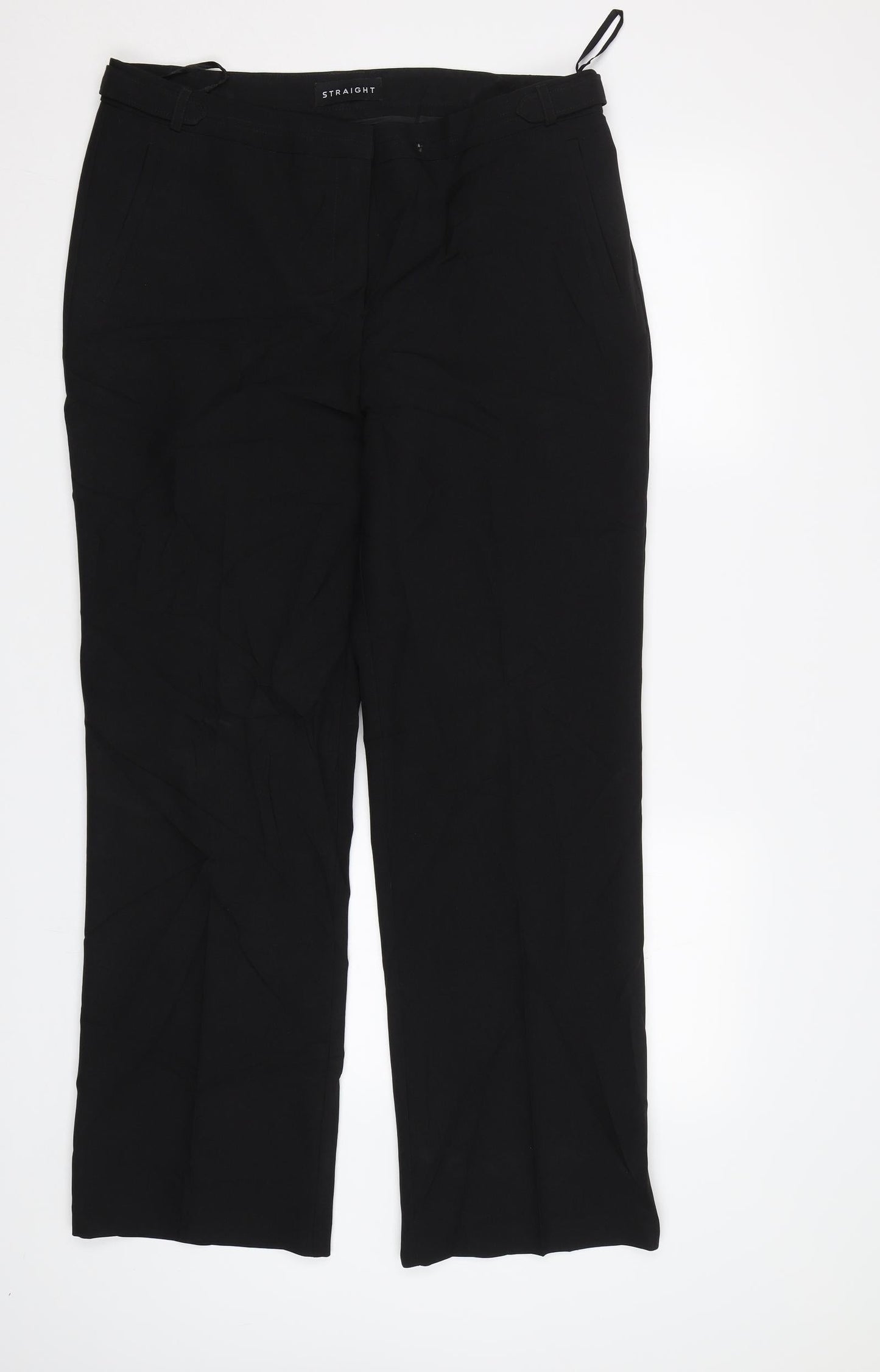 Peacocs Womens Black   Dress Pants Trousers Size 14 L31 in