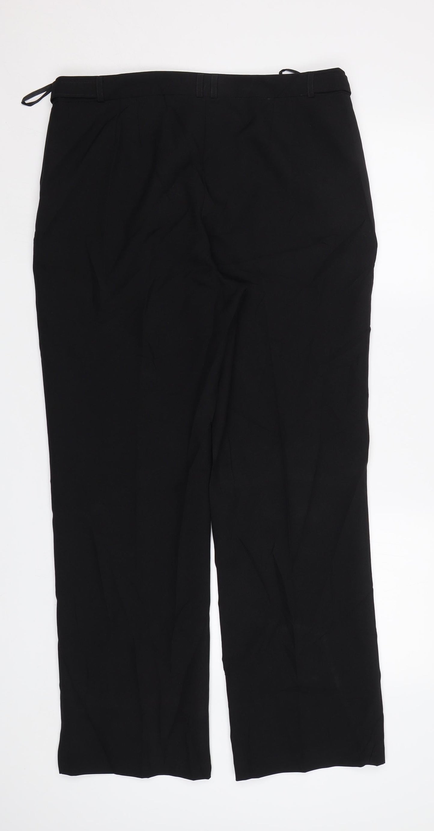 Peacocs Womens Black   Dress Pants Trousers Size 14 L31 in