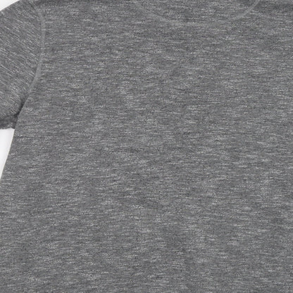 Very Mens Grey   Henley Sweatshirt Size S