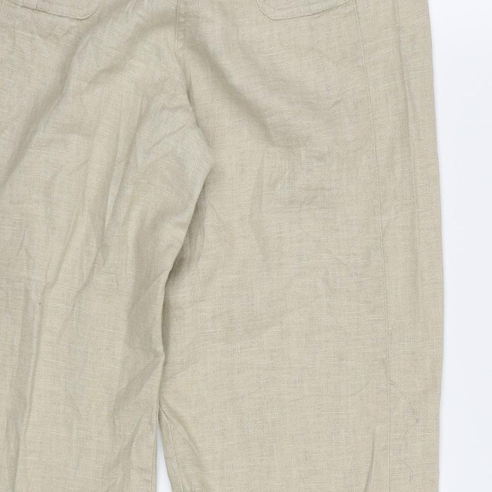 InTown Womens Beige   Trousers  Size 12 L28 in