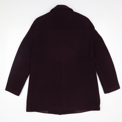 EWM Womens Red   Overcoat Coat Size 12