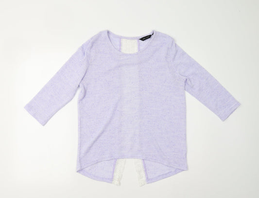 New Look Womens Purple   Pullover Jumper Size 10