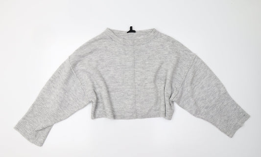 Topshop Womens Grey   Pullover Jumper Size 8