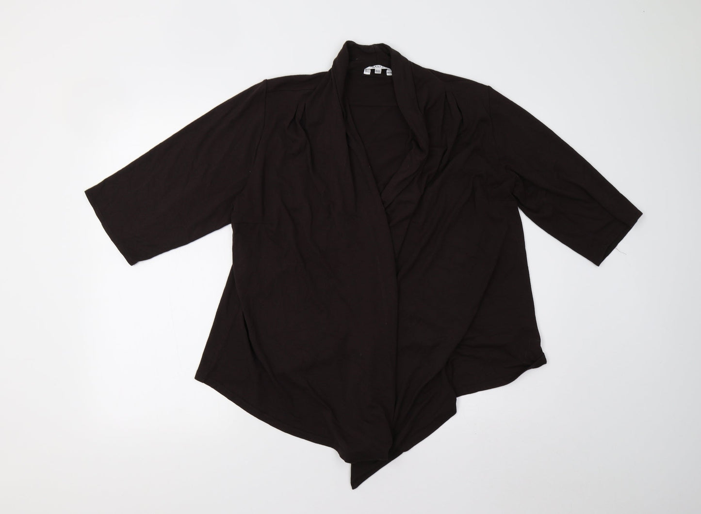 M&Co Womens Brown   Basic Blouse Size 18