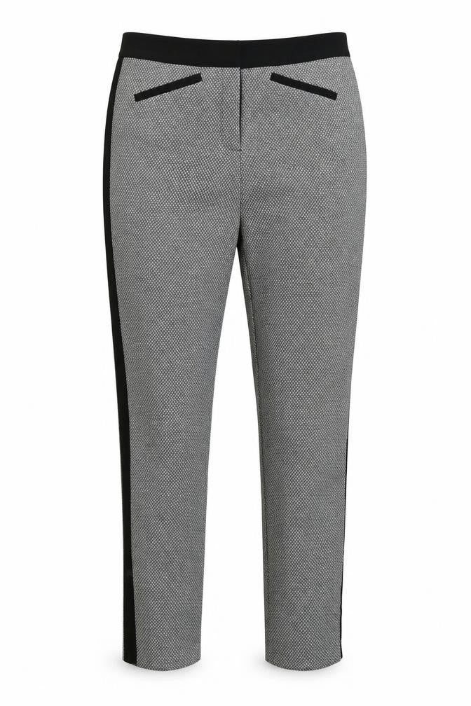 South Womens Grey Geometric  Trousers  Size 12 L30 in