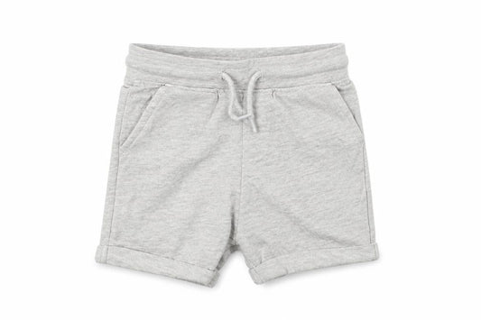 Front view of Nutmeg boys’ grey sweatpants, size 18-24, months