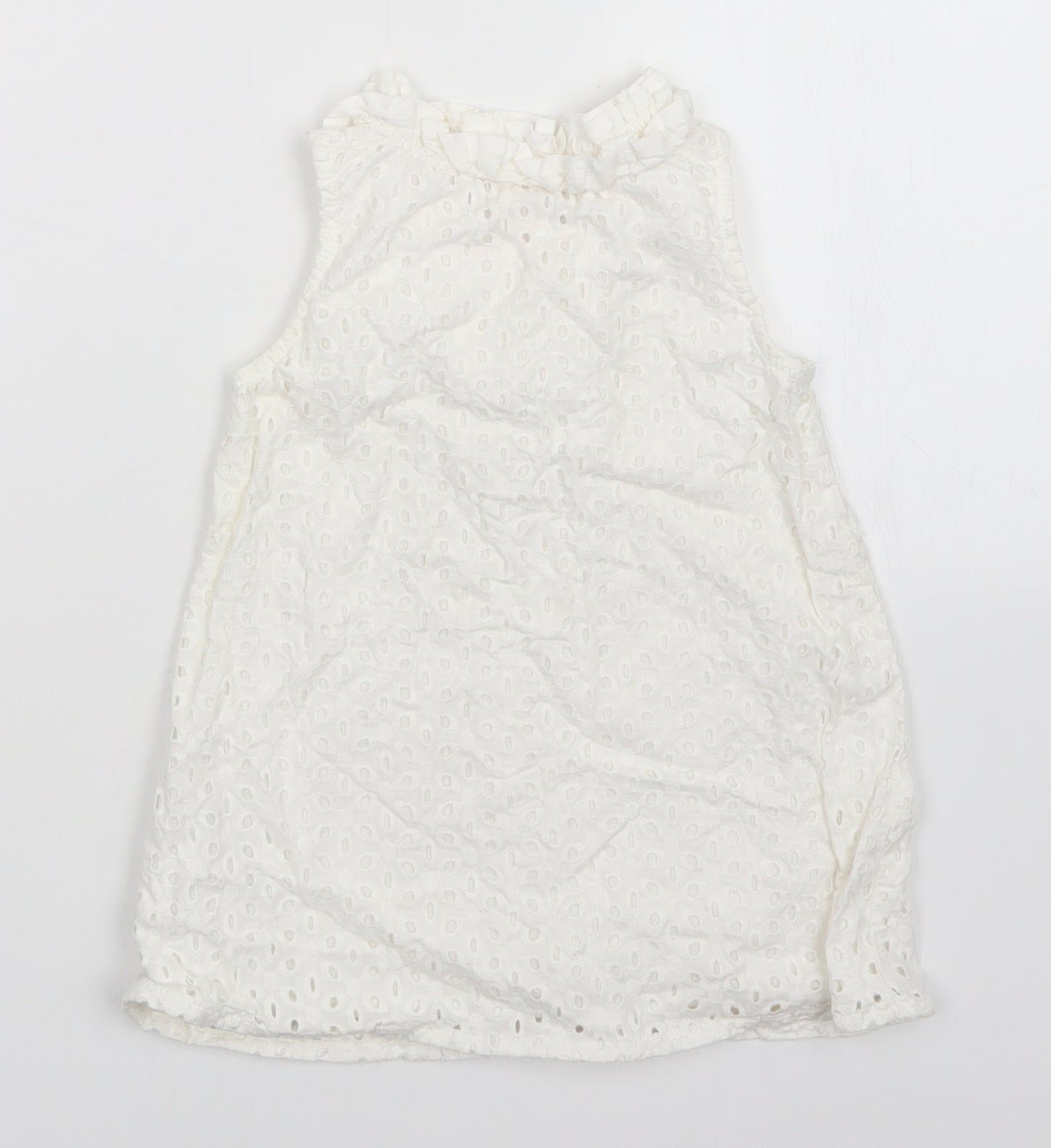 H&M Girls White Floral  A-Line  Size 12-18 Months