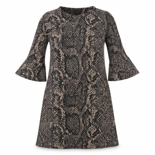 Primark Womens Multicoloured Animal Print  T-Shirt Dress  Size 4