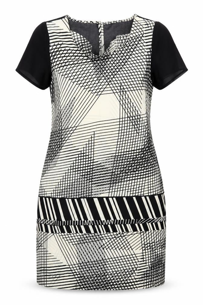 NEXT Womens Multicoloured Geometric  A-Line  Size 14