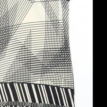 Next Womens Multicoloured Geometric  A-Line  Size 14