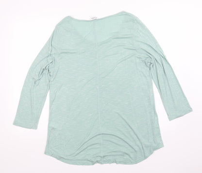 Evans Womens Green   Basic Blouse Size 16