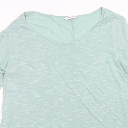 Evans Womens Green   Basic Blouse Size 16