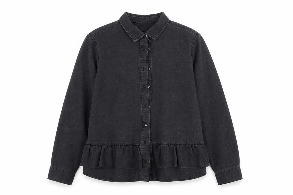NEXT Womens Black   Basic Button-Up Size 16