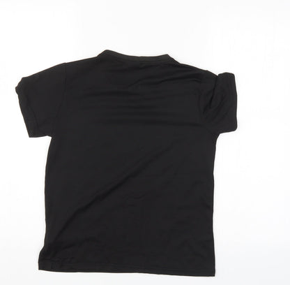 Tap Out Boys Black   Basic T-Shirt Size 7-8 Years