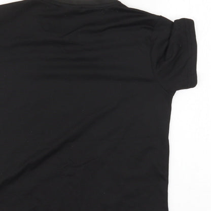 Tap Out Boys Black   Basic T-Shirt Size 7-8 Years