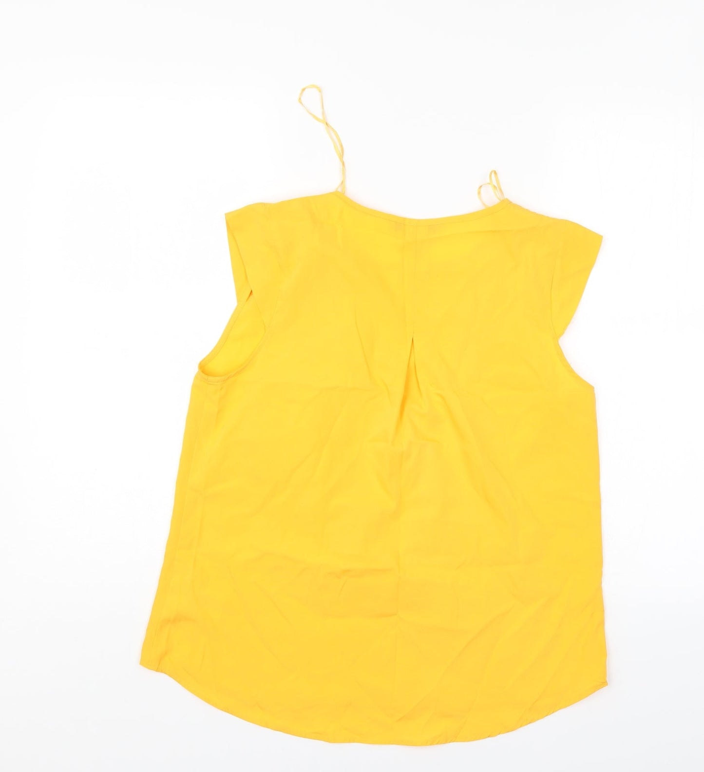 Peacocks Womens Gold   Basic Blouse Size 10