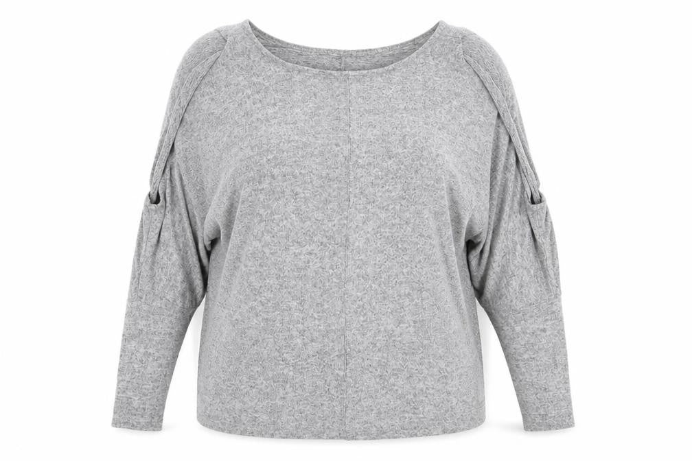 Preworn Womens Grey  Knit Pullover Jumper Size 16