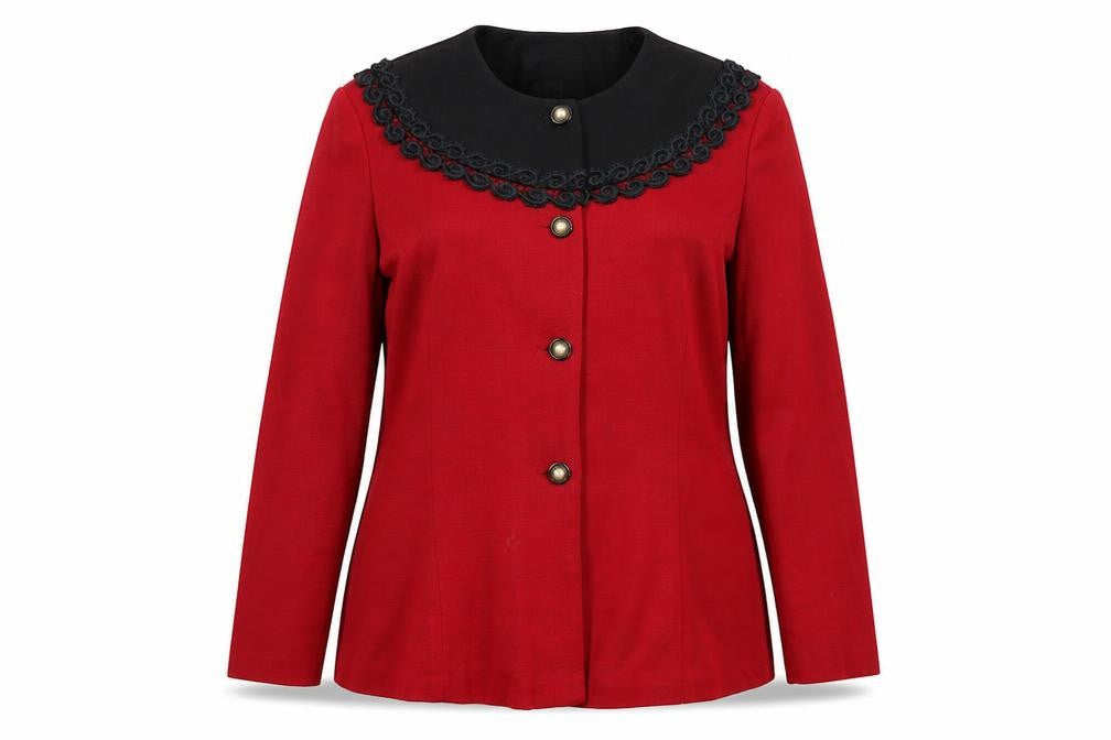 Alexa Womens Red  Knit Jacket Coatigan Size 18