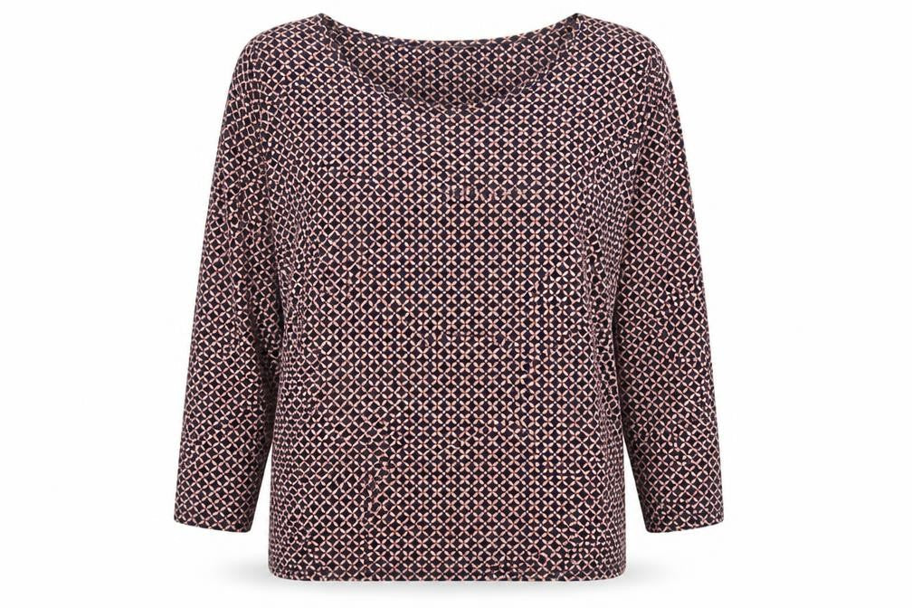 Principles Womens Pink Floral  Basic T-Shirt Size 12