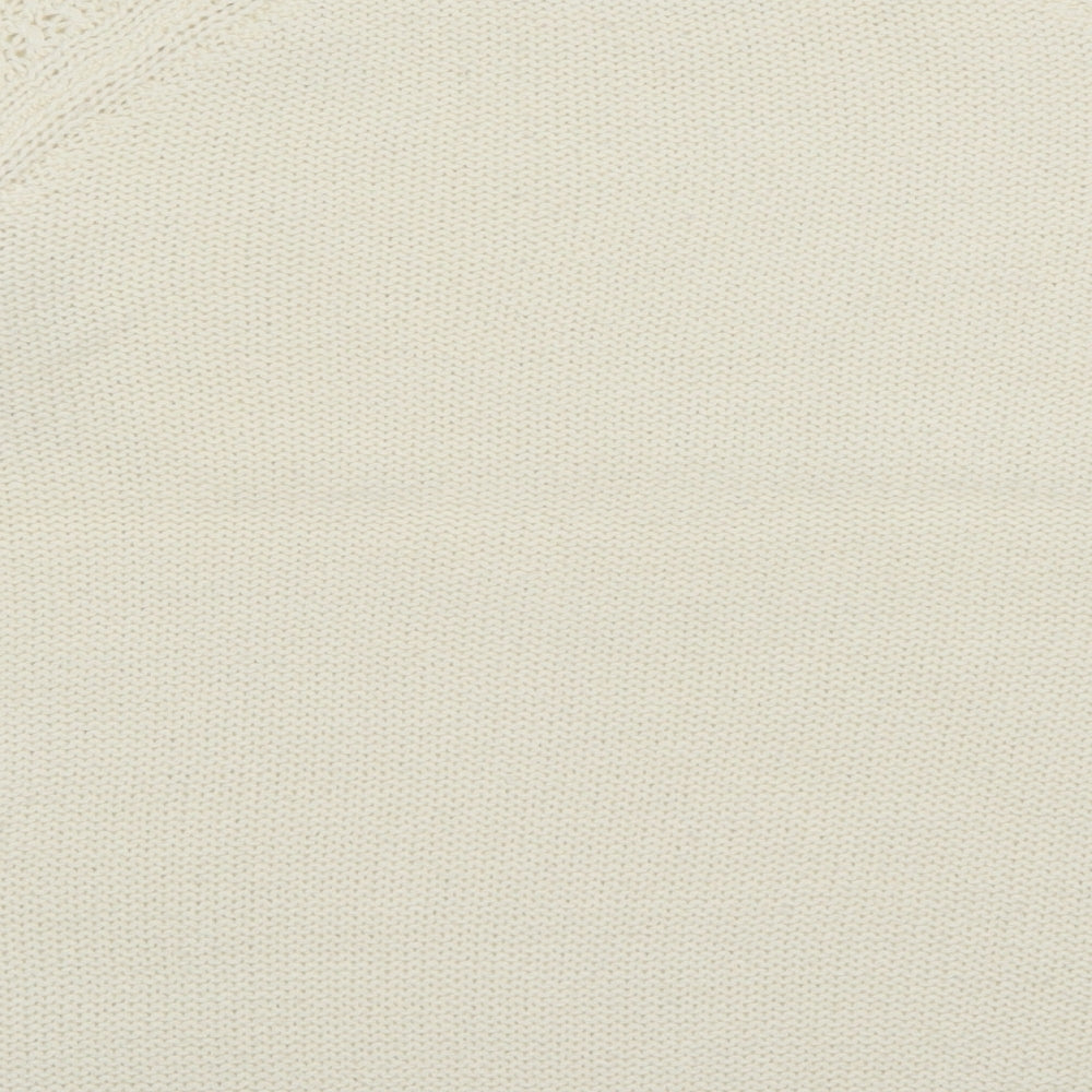 Matalan Womens Ivory  Knit Pullover Jumper Size S