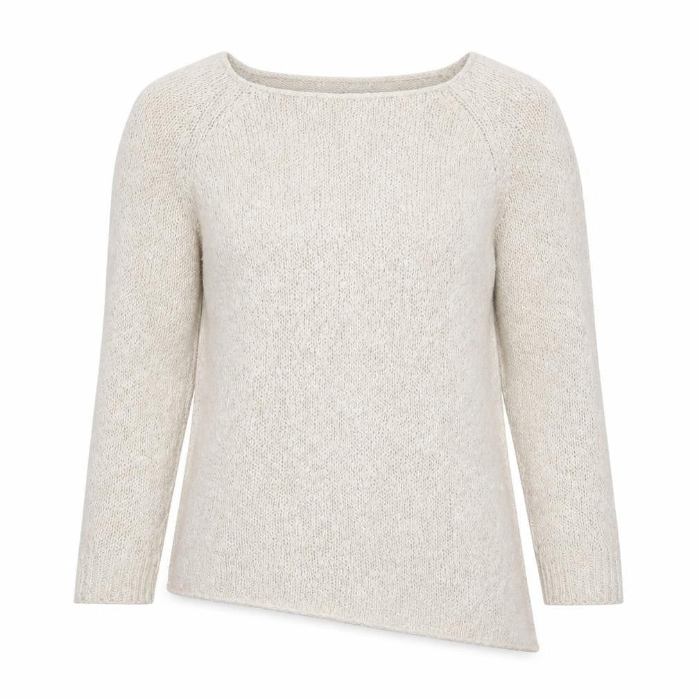 New Lok Womens Beige  Knit Pullover Jumper Size 8