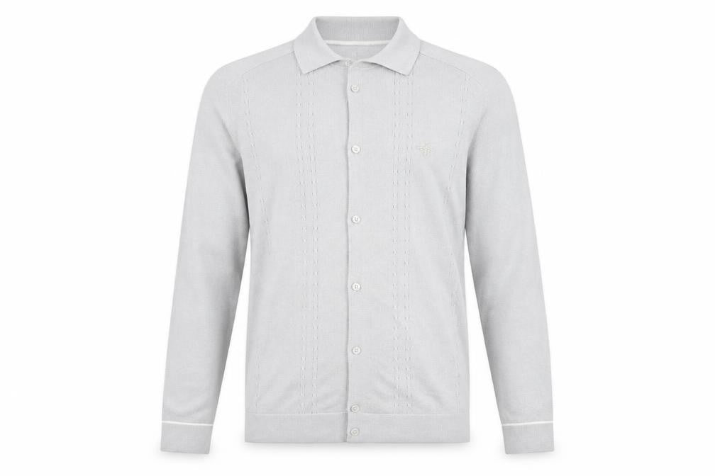 River Island Mens Grey  Knit Cardigan Jumper Size S