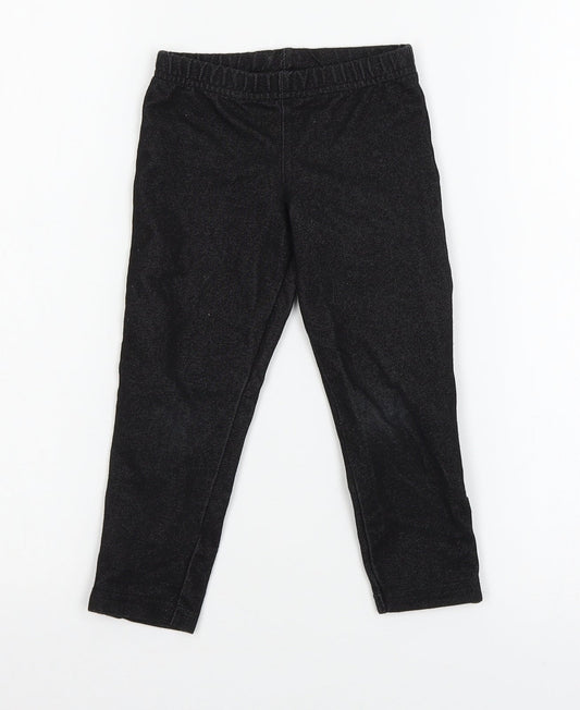 New Look Girls Blue  Jersey Jogger Trousers Size 3 Years