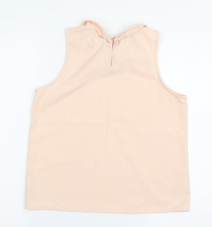 Back view of Matalan girls’ pink basic blouse, size 14, years