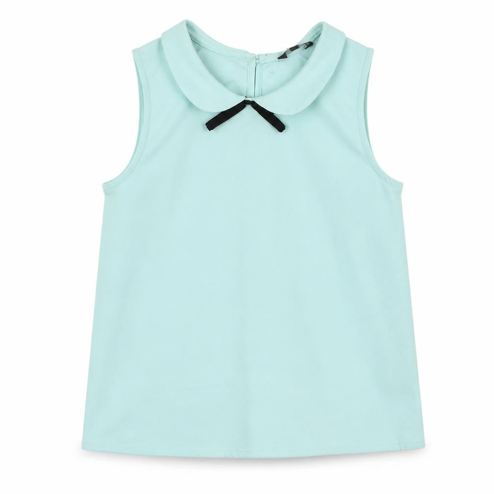 Candy Cou Girls Blue   Basic Blouse Size 12-13 Years