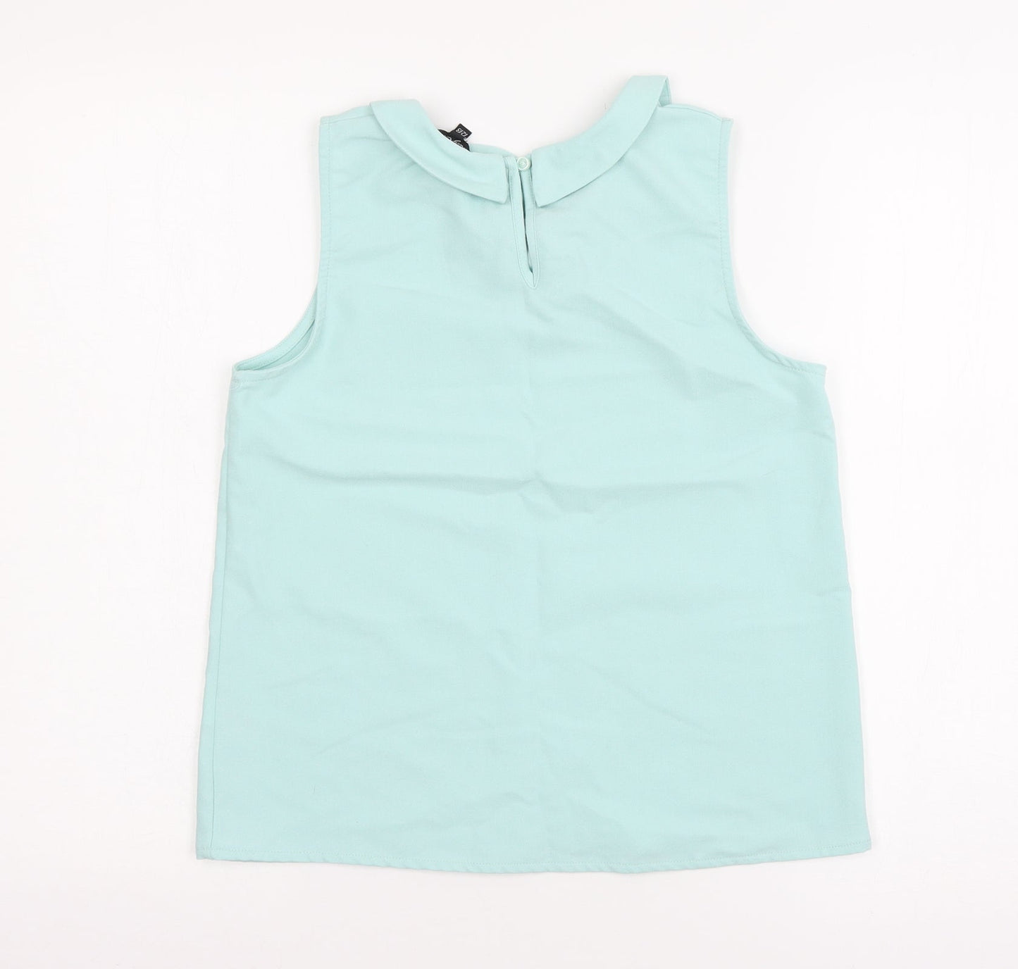 Candy Cou Girls Blue   Basic Blouse Size 12-13 Years