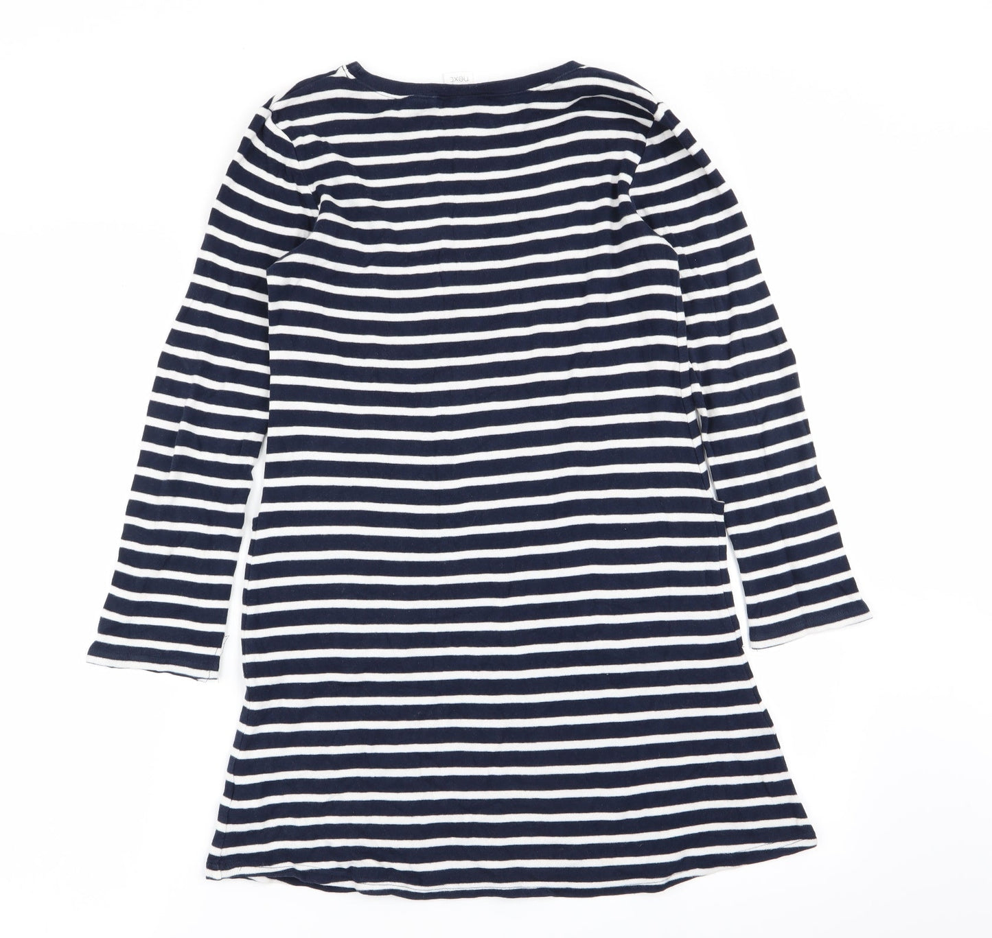 NEXT Girls Multicoloured Striped  Fit & Flare  Size 9 Years