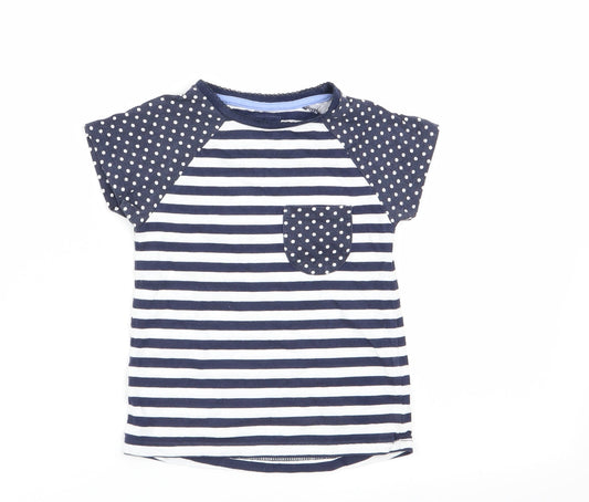TU Girls Multicoloured Striped  Basic T-Shirt Size 18-24 Months