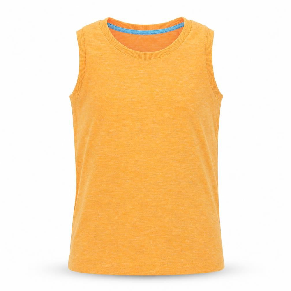 Matalan Boys Orange   Basic Tank Size 5-6 Years