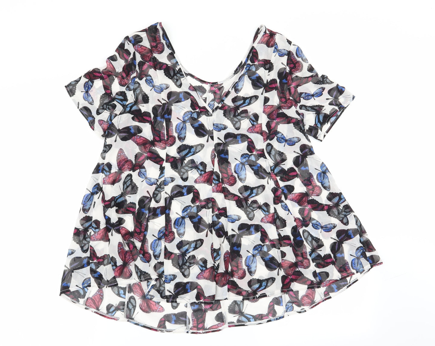 NEXT Womens Multicoloured   Basic Blouse Size 8