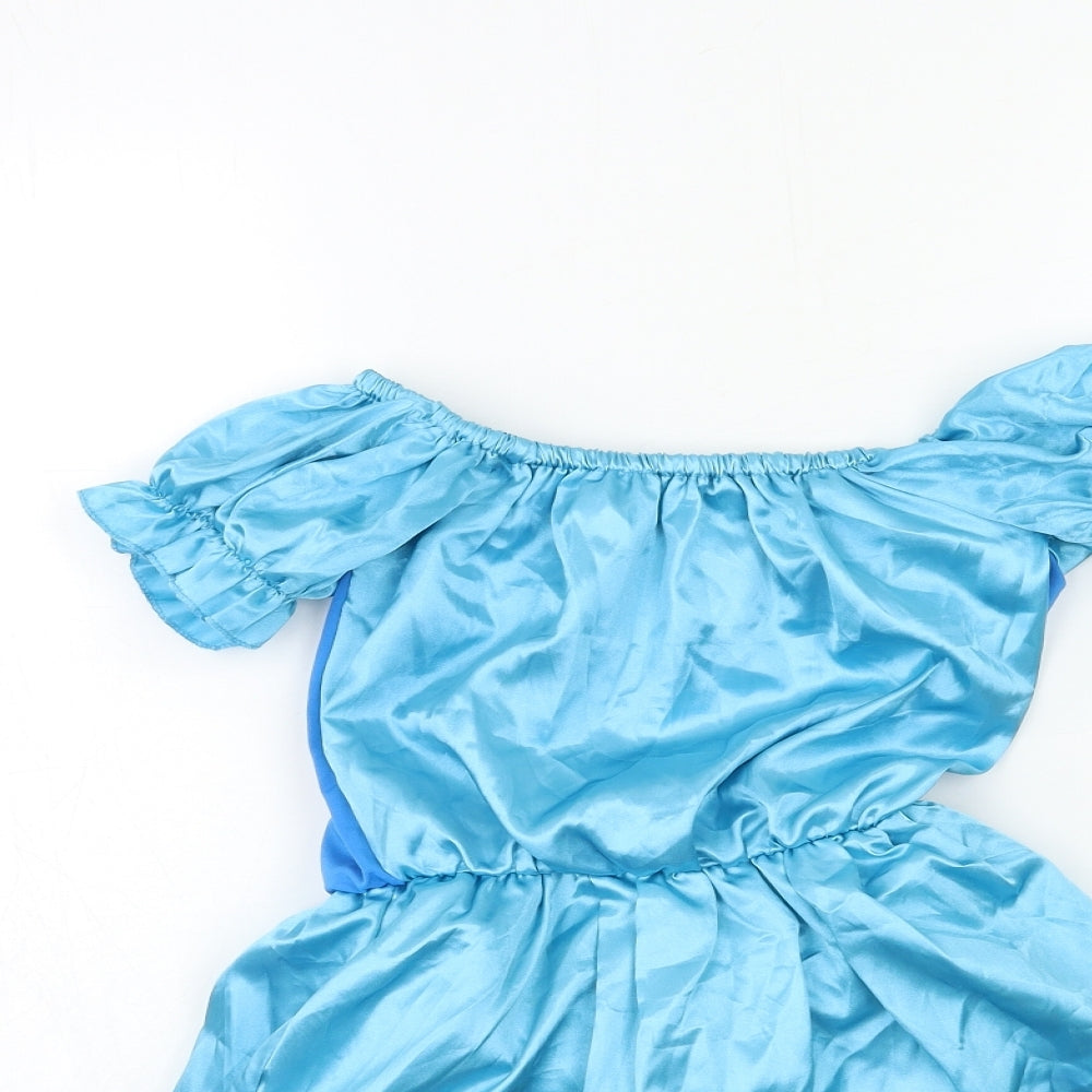 Wicked Girls Blue   Fit & Flare  Size 8-9 Years